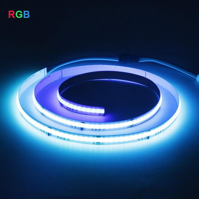কেনা 12V 24V প্রস্থ 10mm রুমের জন্য ব্যবহারিক 3000K 5000K RGB COB LED স্ট্রিপ অনলাইনে উৎপাদন