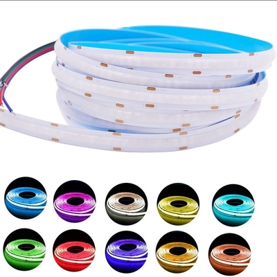 কেনা ডিজিটাল 630LED/M PCB RGB COB LED স্ট্রিপ 12V 15W প্রস্থ 10mm টেকসই অনলাইনে উৎপাদন