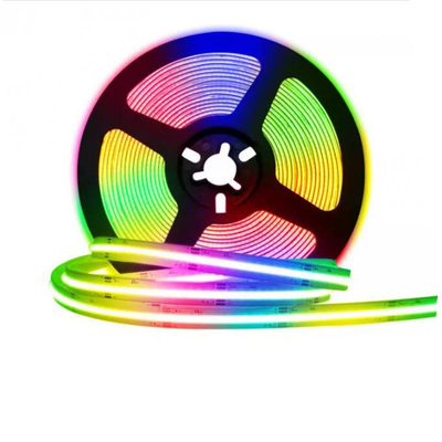 কেনা ক্রিসমাস ট্রির জন্য OEM আউটডোর RGB COB LED স্ট্রিপ 12V জলরোধী অনলাইনে উৎপাদন