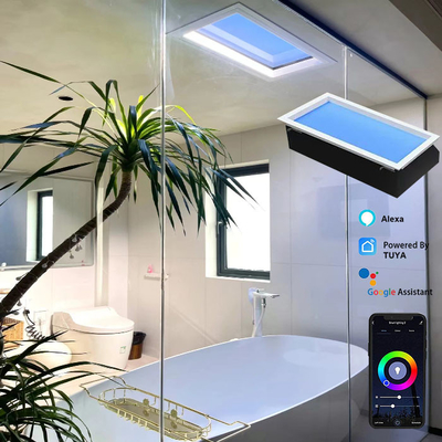 কেনা 150W ডিমমেবল এলইডি কৃত্রিম স্কাইলাইট বিস্তৃত কভারেজ টিউয়া / ওয়াইফাই / ব্লুটুথ নিয়ন্ত্রণযোগ্য অনলাইনে উৎপাদন