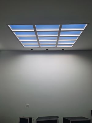 কেনা LED Skylight Panel for 8–12㎡ spaces, 300mm ceiling height, 6000LM bright illumination অনলাইনে উৎপাদন