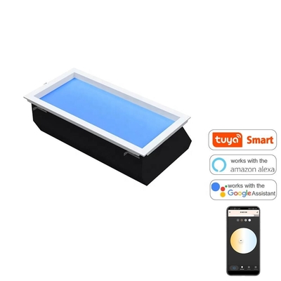 50W 7800K 30x60cm LED স্কাইলাইট প্যানেল 110VAC-220VAC অ্যালুমিনিয়াম অ্যালয়