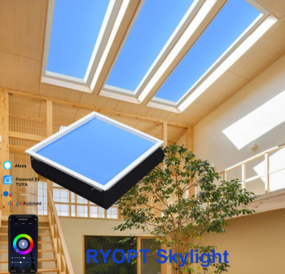 60x60cm স্কাই ক্লাউড LED সিলিং প্যানেল লাইট 100W থেরাপি RGB সারফেস মাউন্ট করা