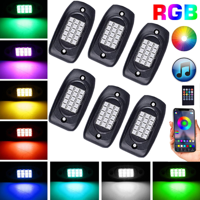 রিমোট কন্ট্রোল LED RGB রক লাইট মোটরসাইকেলের জন্য টেকসই স্থিতিশীল