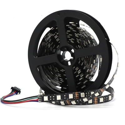 100ft 50ft আউটডোর 5050 RGB LED স্ট্রিপ ওয়াটারপ্রুফ 10 মিটার কালো PCB
