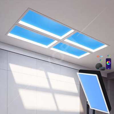 200w LED সিলিং প্যানেল হালকা নীল মেঘ কৃত্রিম সানশাইন স্কাইলাইট