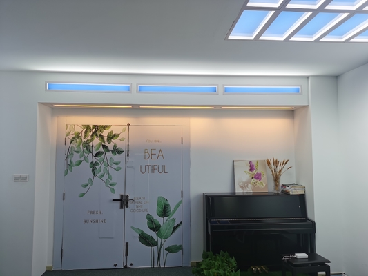 কৃত্রিম দিবালোক জাল ভুল স্কাইলাইট LED মেঘ নীল আকাশ প্যানেল Tuya Alexa নিয়ন্ত্রণ