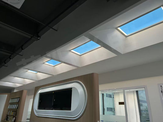 সার্কেডিয়ান রিদম লাইটিং জাল উইন্ডো প্যানেল যা আলো সরবরাহ করে, আলোর রঙ ২১০০-৭৫০০K, যা ভিজ্যুয়াল আরাম এবং ইনডোর পরিবেশ উন্নত করতে উপযুক্ত