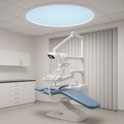 বিস্তৃত কভারেজ অ্যালুমিনিয়াম খাদ এলইডি স্কাই লাইট 50 000 ঘন্টা এলইডি লাইফ জীবন তীব্রতা সাদা আলো